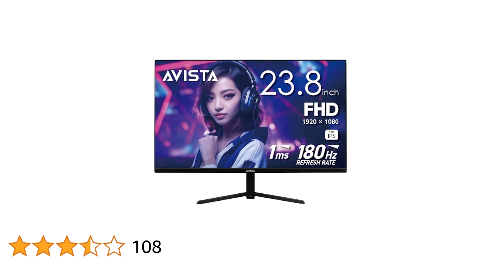 AVISTA 23.8インチ ゲーミングモニター Amazon.co.jp: AVISTA ゲーミングモニター 23.8インチ 液晶 FHD